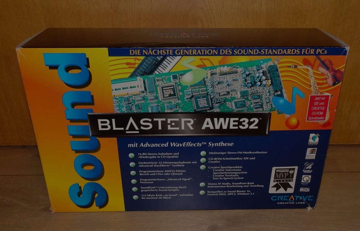 1996 - 1998 - Creative AWE32