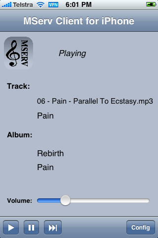MServ Client for iPhone